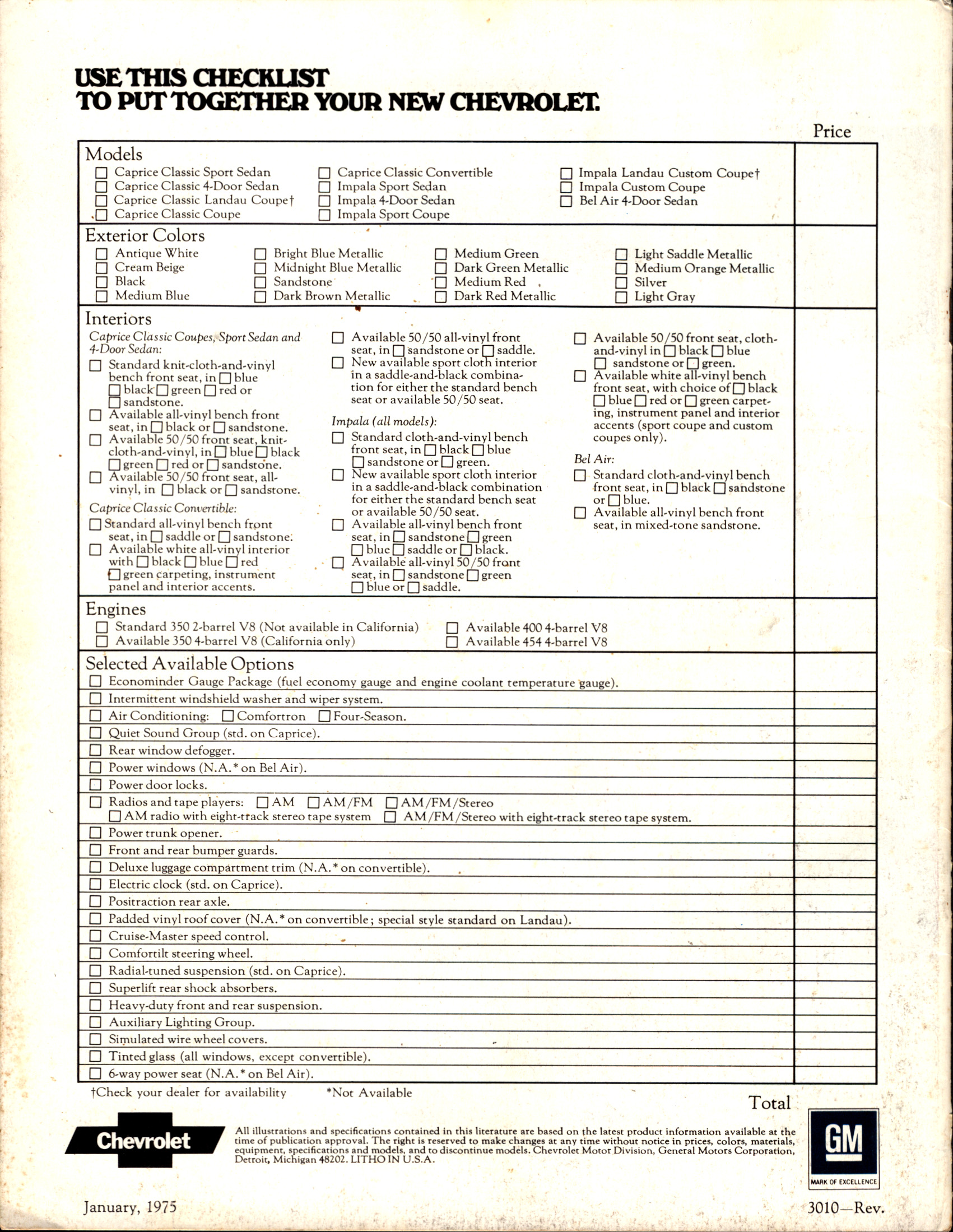 1975 Chevrolet Full Size Rev 20