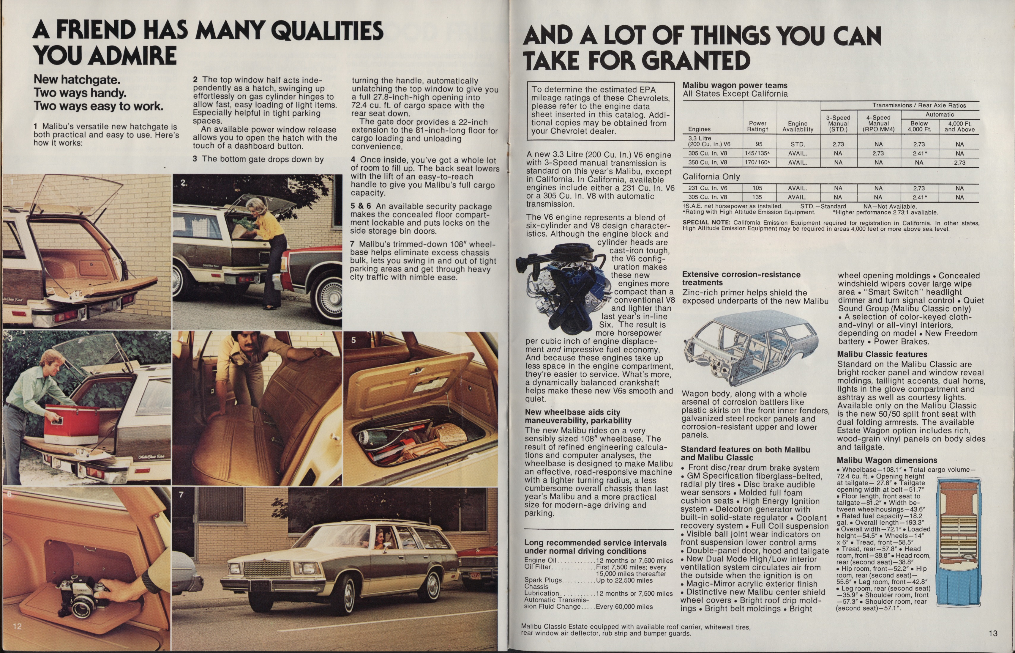 1978 Chevrolet Wagons Brochure 12-13