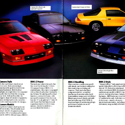 1987 Chevrolet Performance Cars brochure (Cdn) 02-03