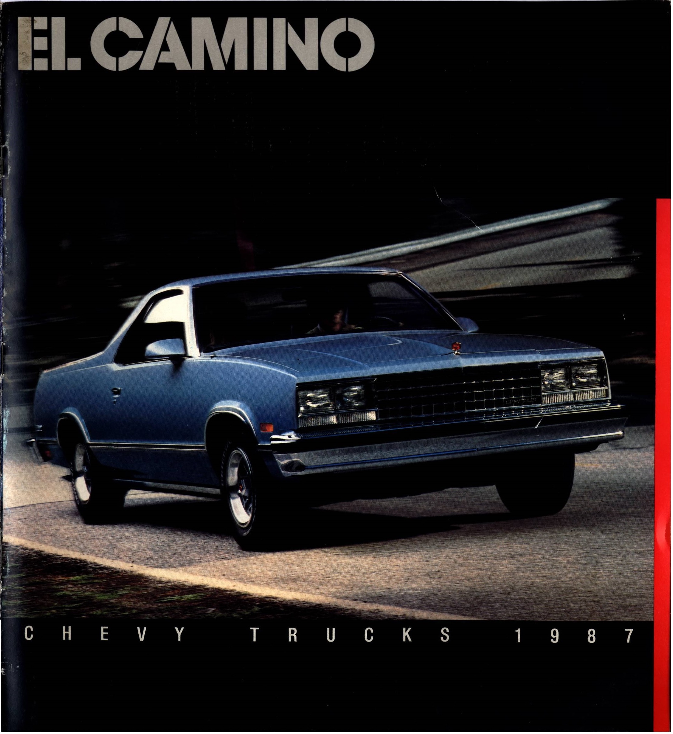 1987 Chevrolet El Camino Brochure 01