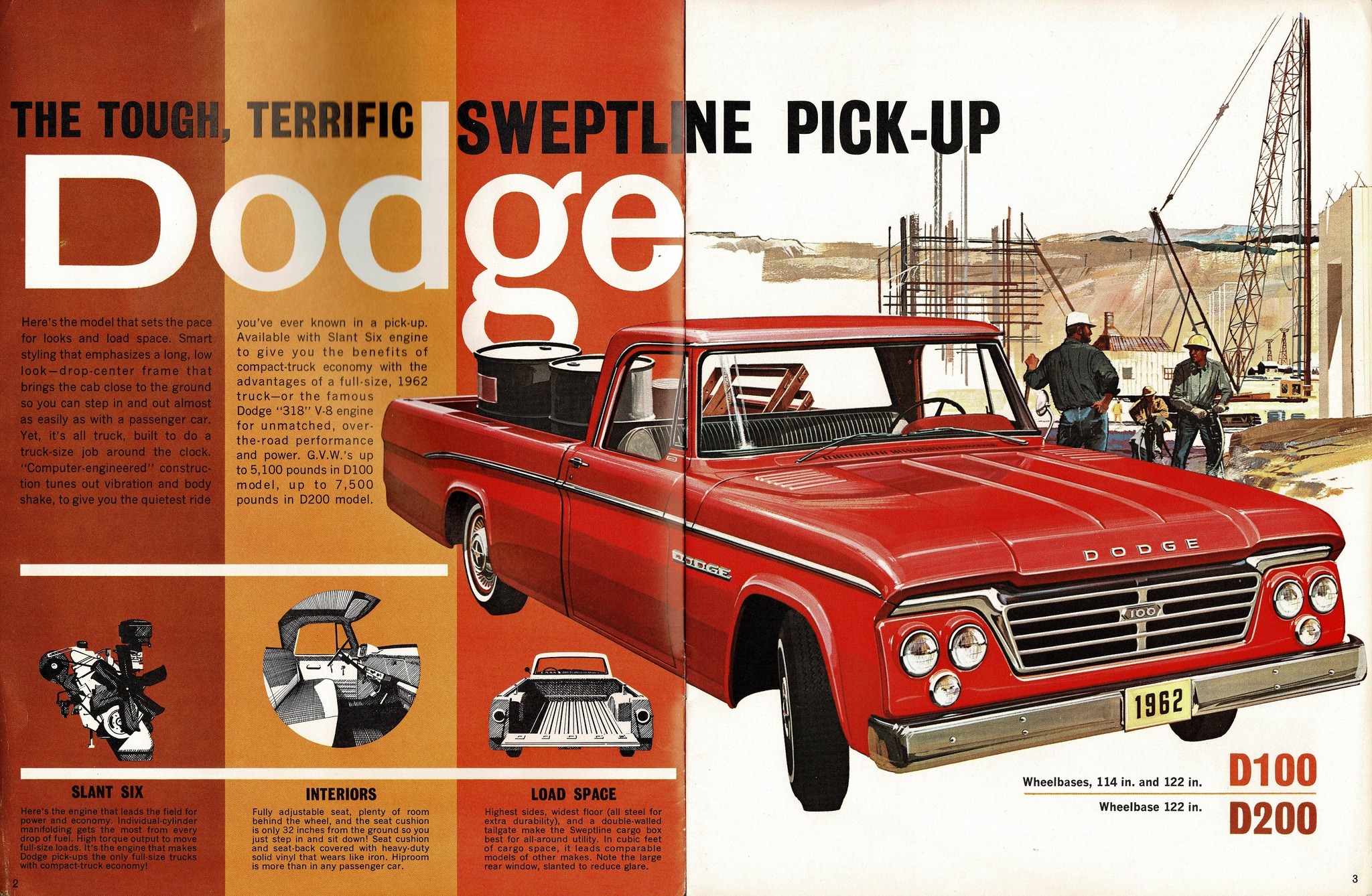 1962 Dodge D-Series Trucks Brochure 02-03