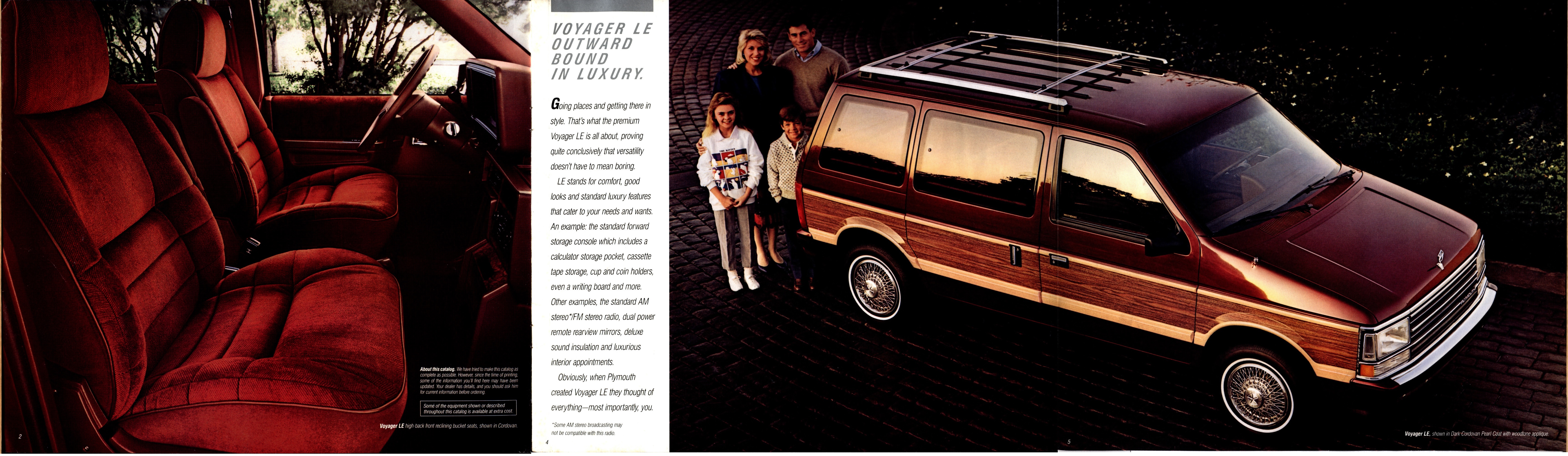 1987 Plymouth Voyager Brochure 02-04-05