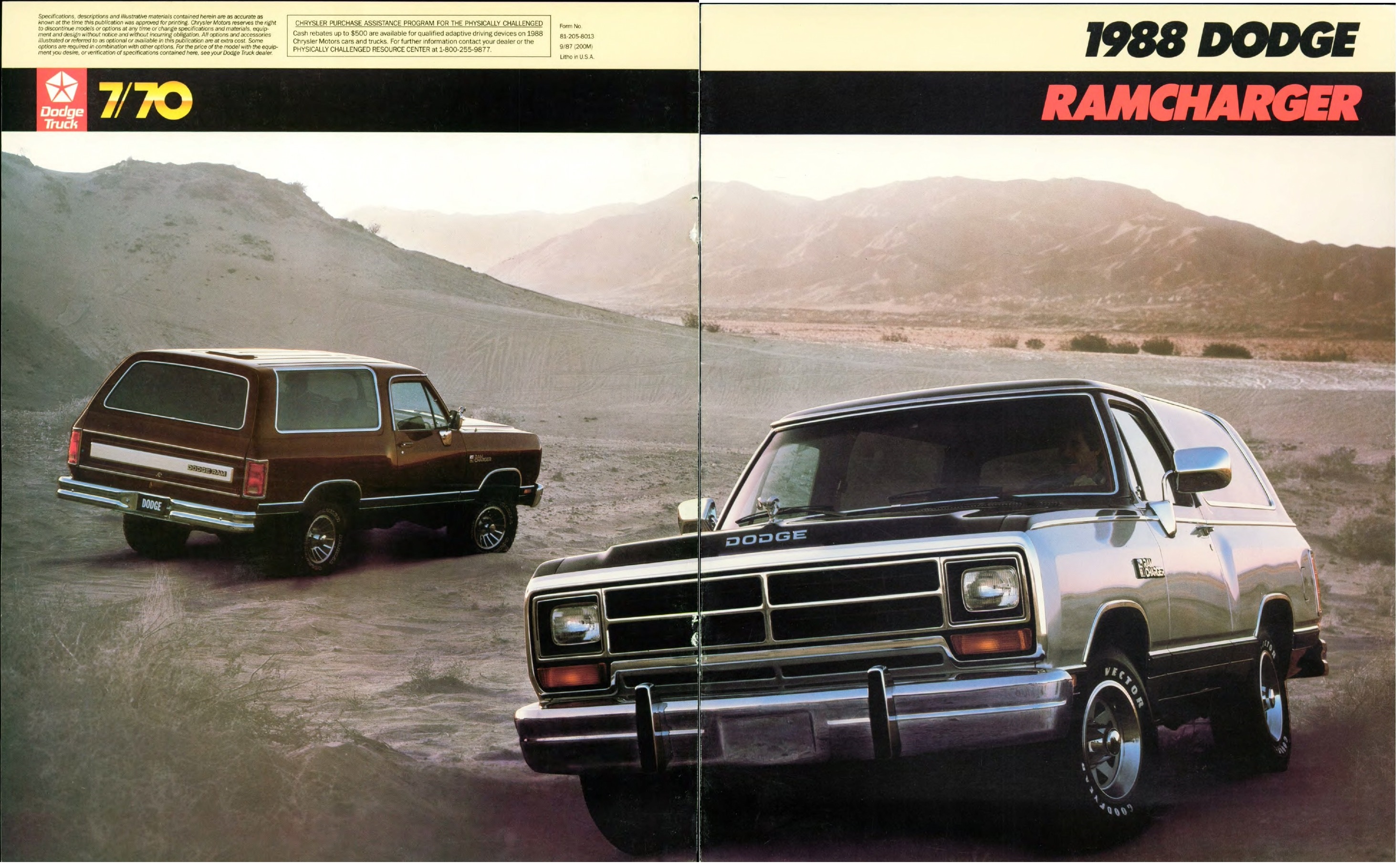 1988 Dodge Ramcharger 08-01
