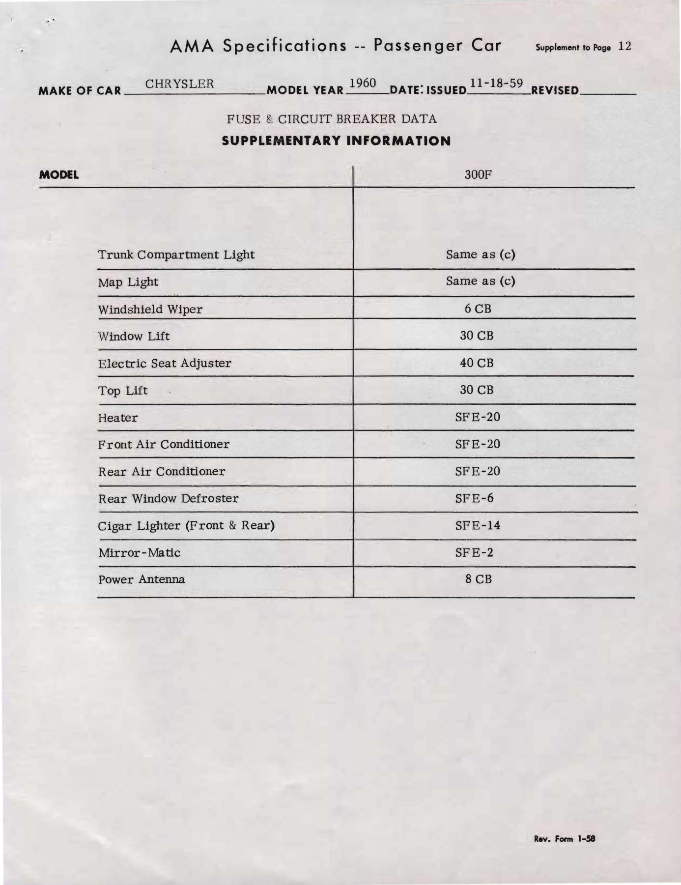 1960 Chrysler 300F AMA Specs-15