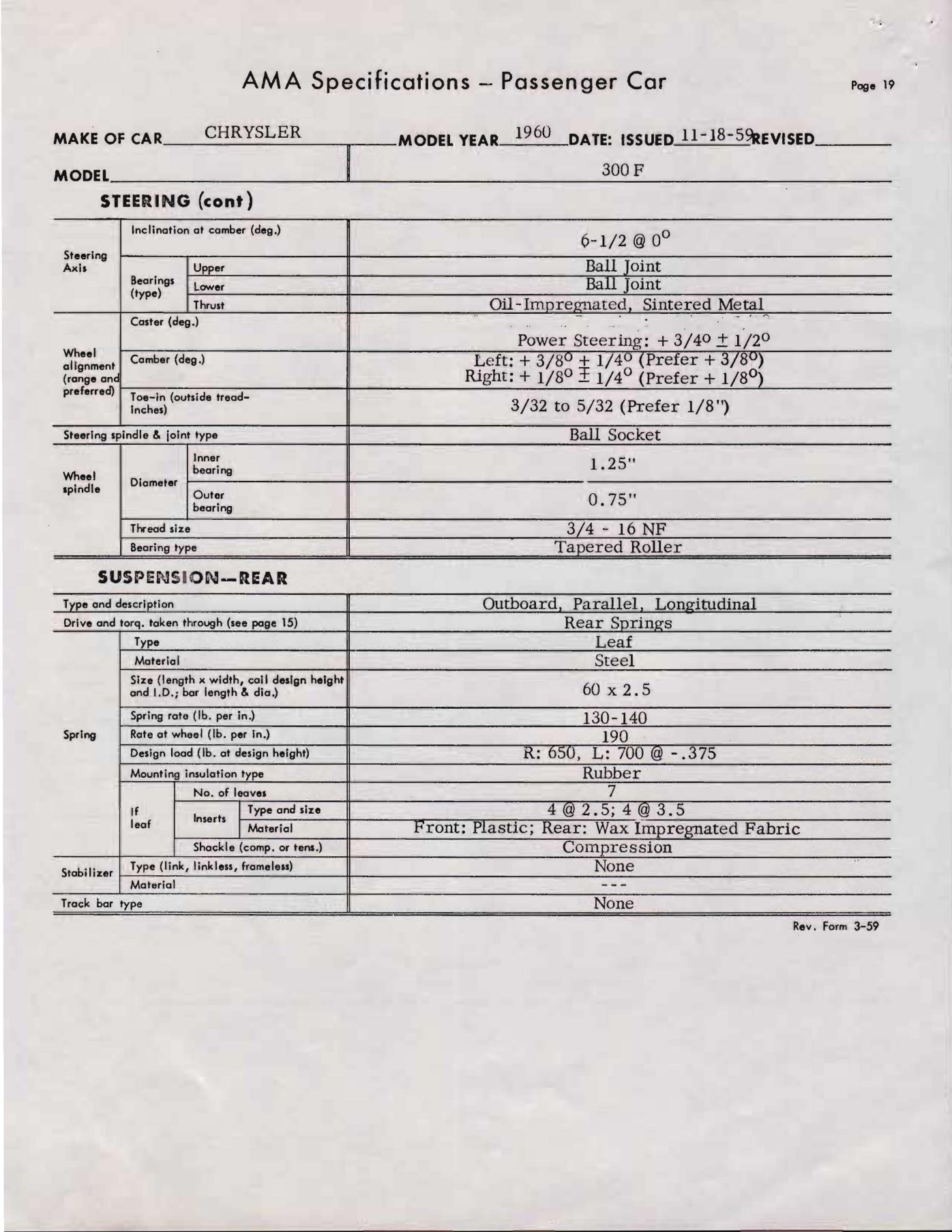 1960 Chrysler 300F AMA Specs-22