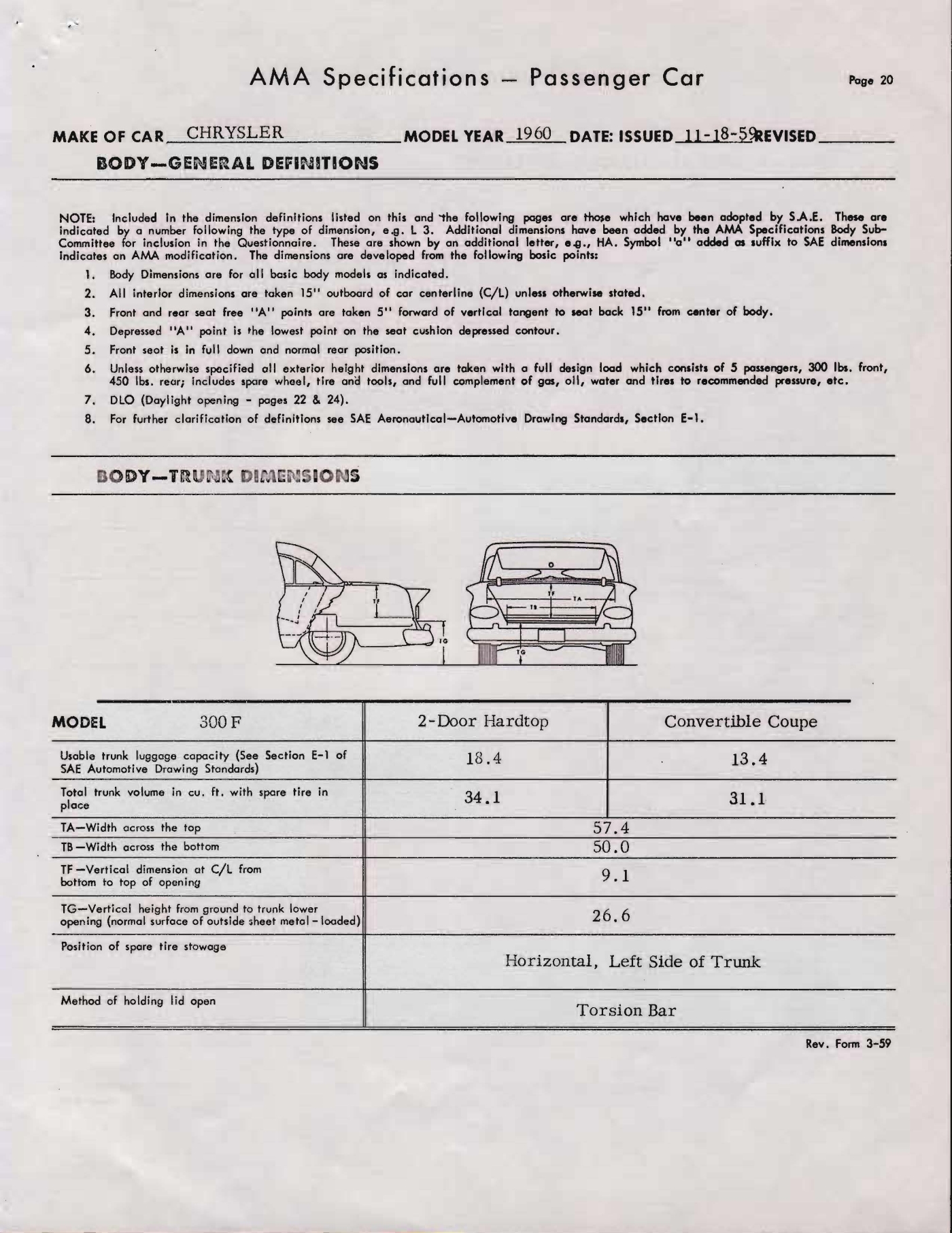 1960 Chrysler 300F AMA Specs-23