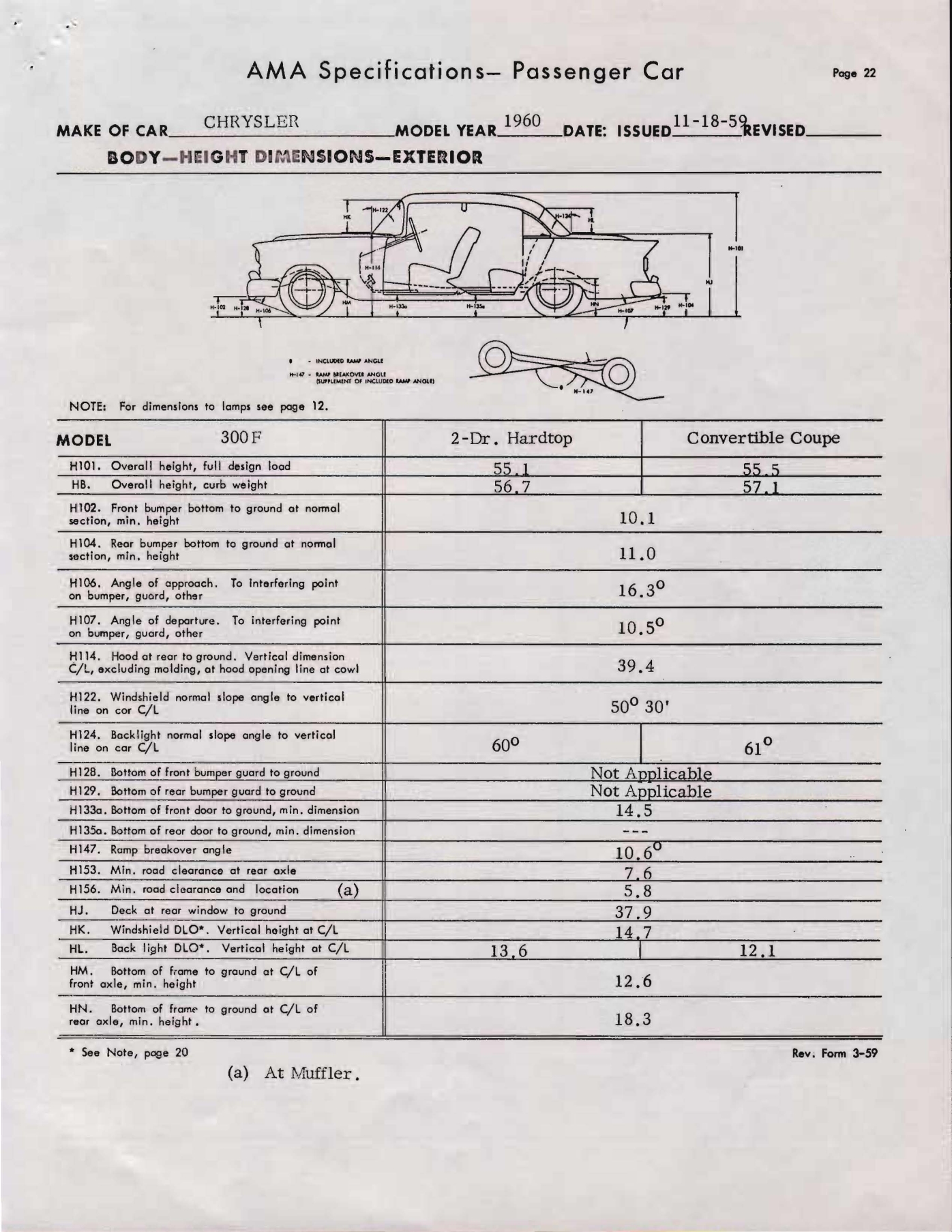 1960 Chrysler 300F AMA Specs-25