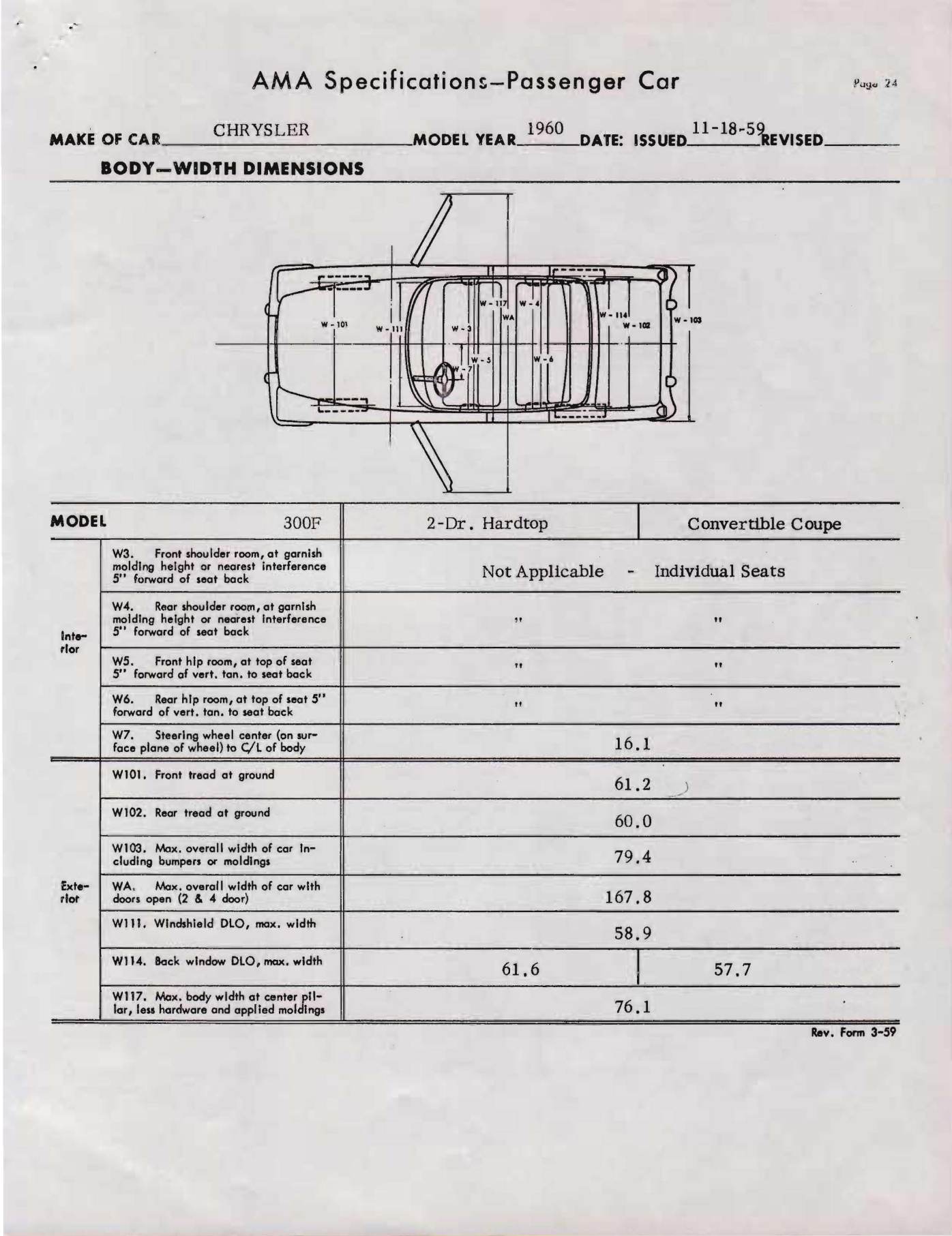 1960 Chrysler 300F AMA Specs-27