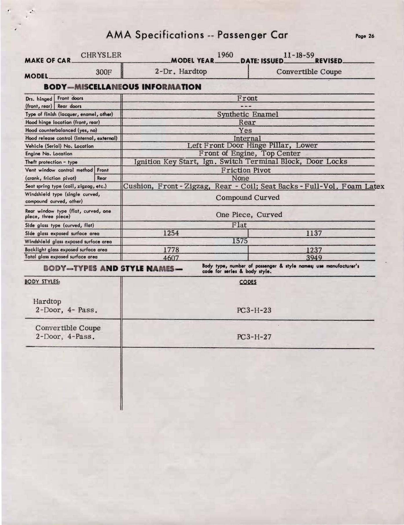 1960 Chrysler 300F AMA Specs-29