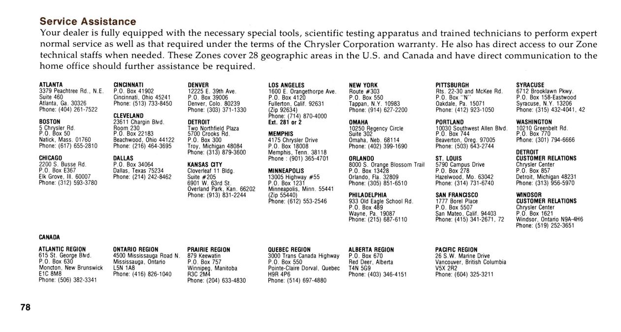 1978 Chrysler Manual-78