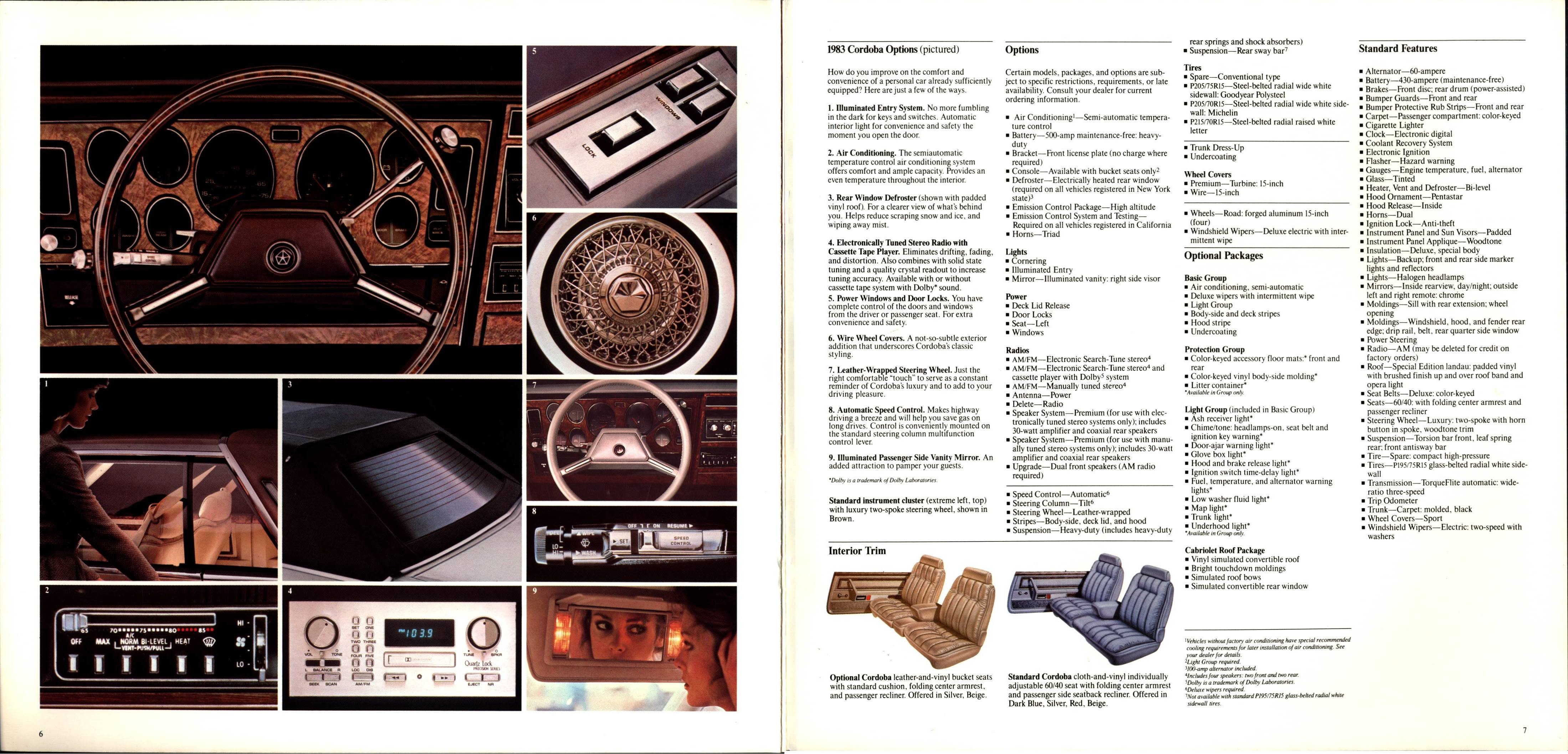 1983 Chrysler Cordoba Brochure 06-07