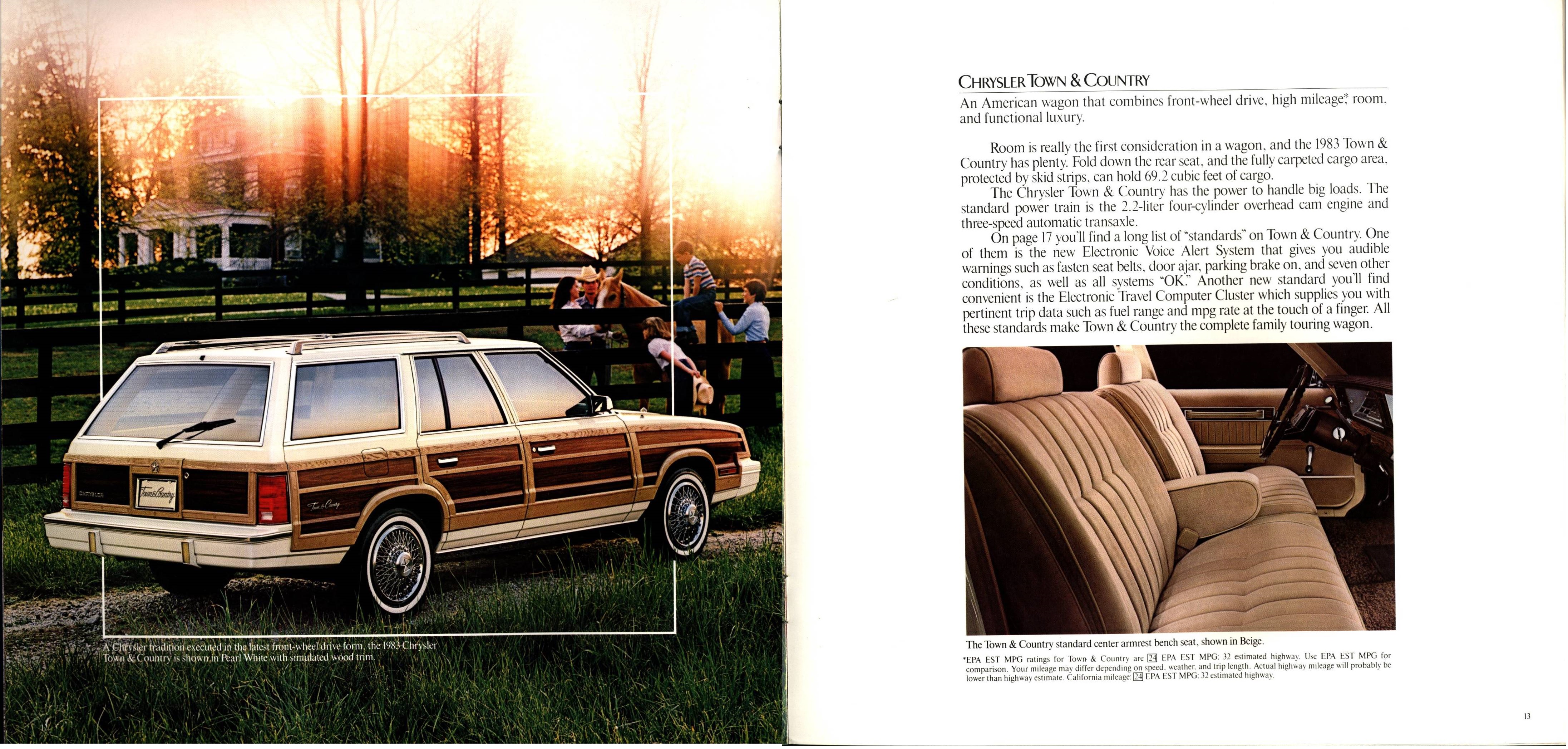 1983 Chrysler LeBaron Brochure 12-13