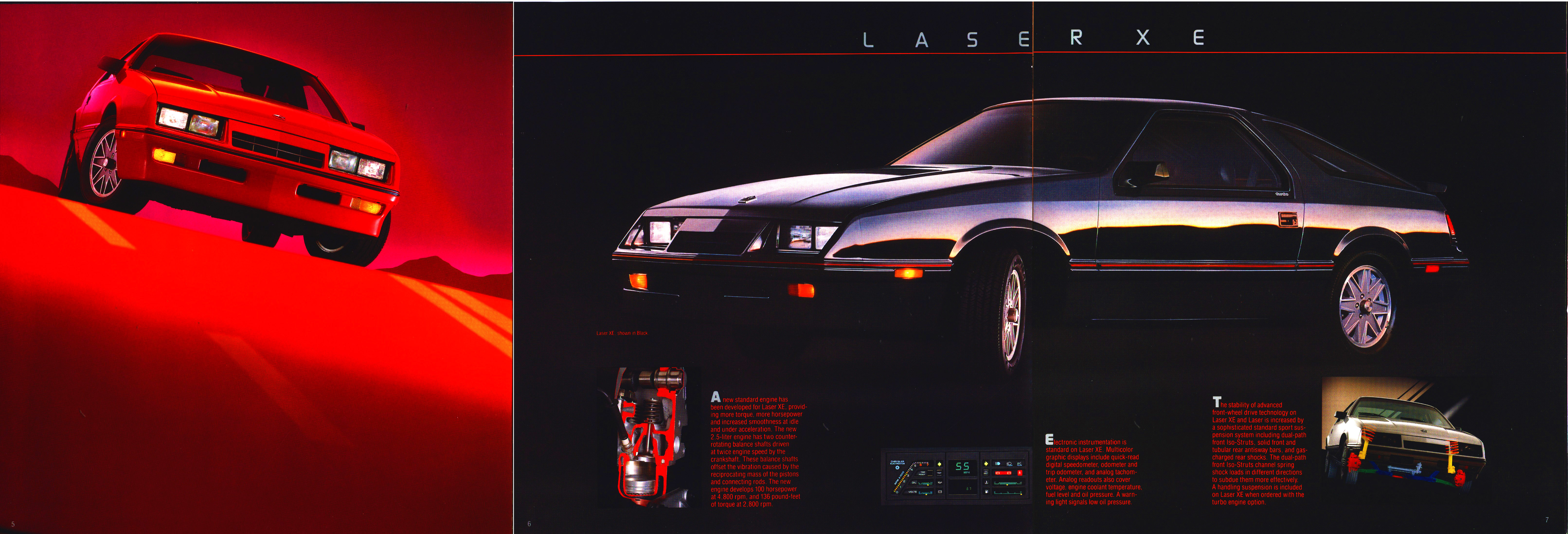 1986 Chrysler Laser Brochure 05-06-07