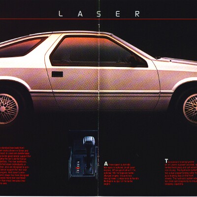 1986 Chrysler Laser Brochure 10-11