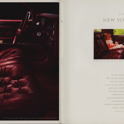 1989 Chrysler New Yorker Brochure 10-11