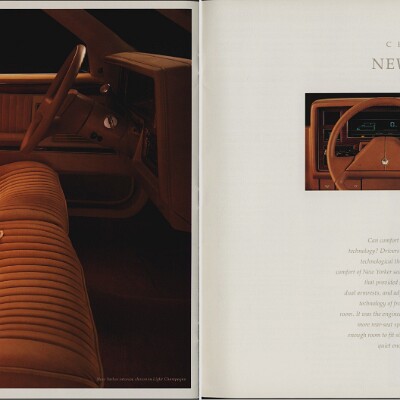 1989 Chrysler New Yorker Brochure 14-15