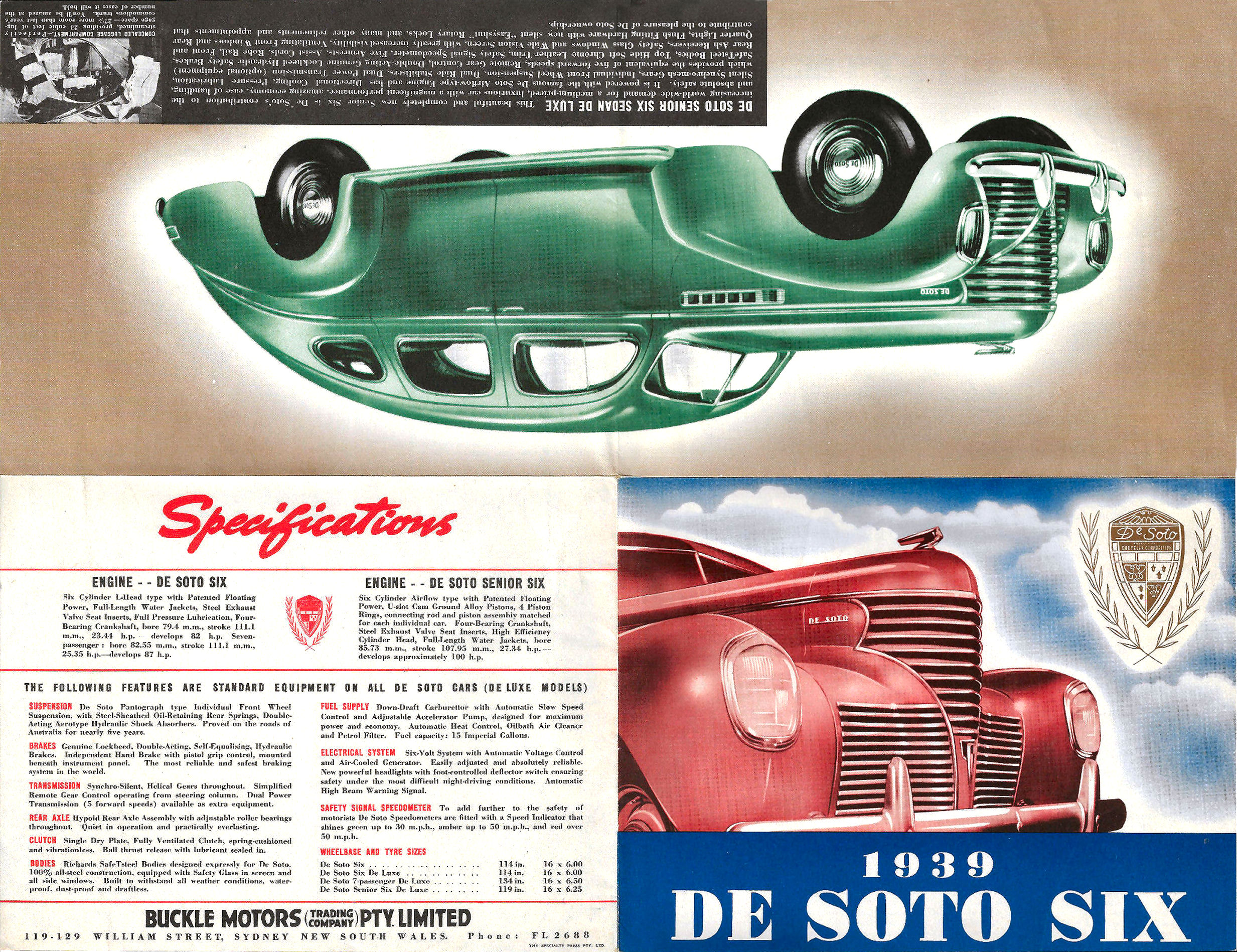 1939 DeSoto Six Foldout (Aus)-Side A1