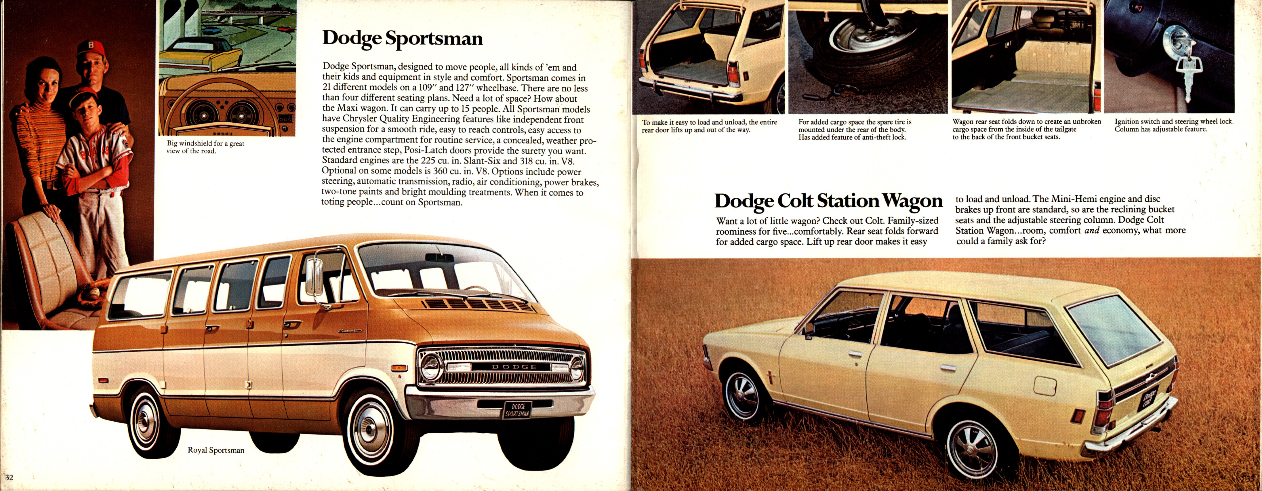 1972 Dodge Full Line Brochure (Cdn)  32-33