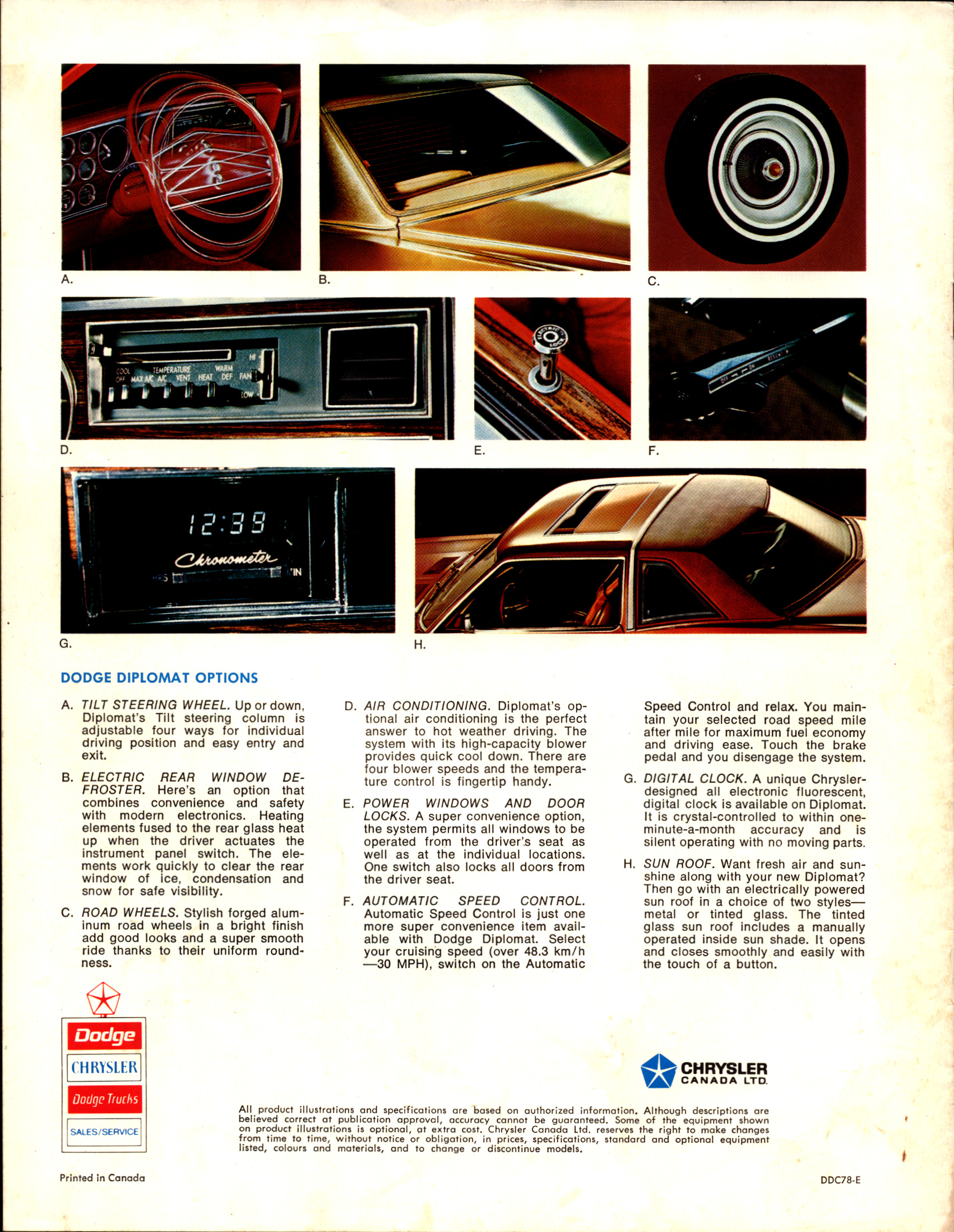 1977 Dodge Diplomat Brochure Canada 08