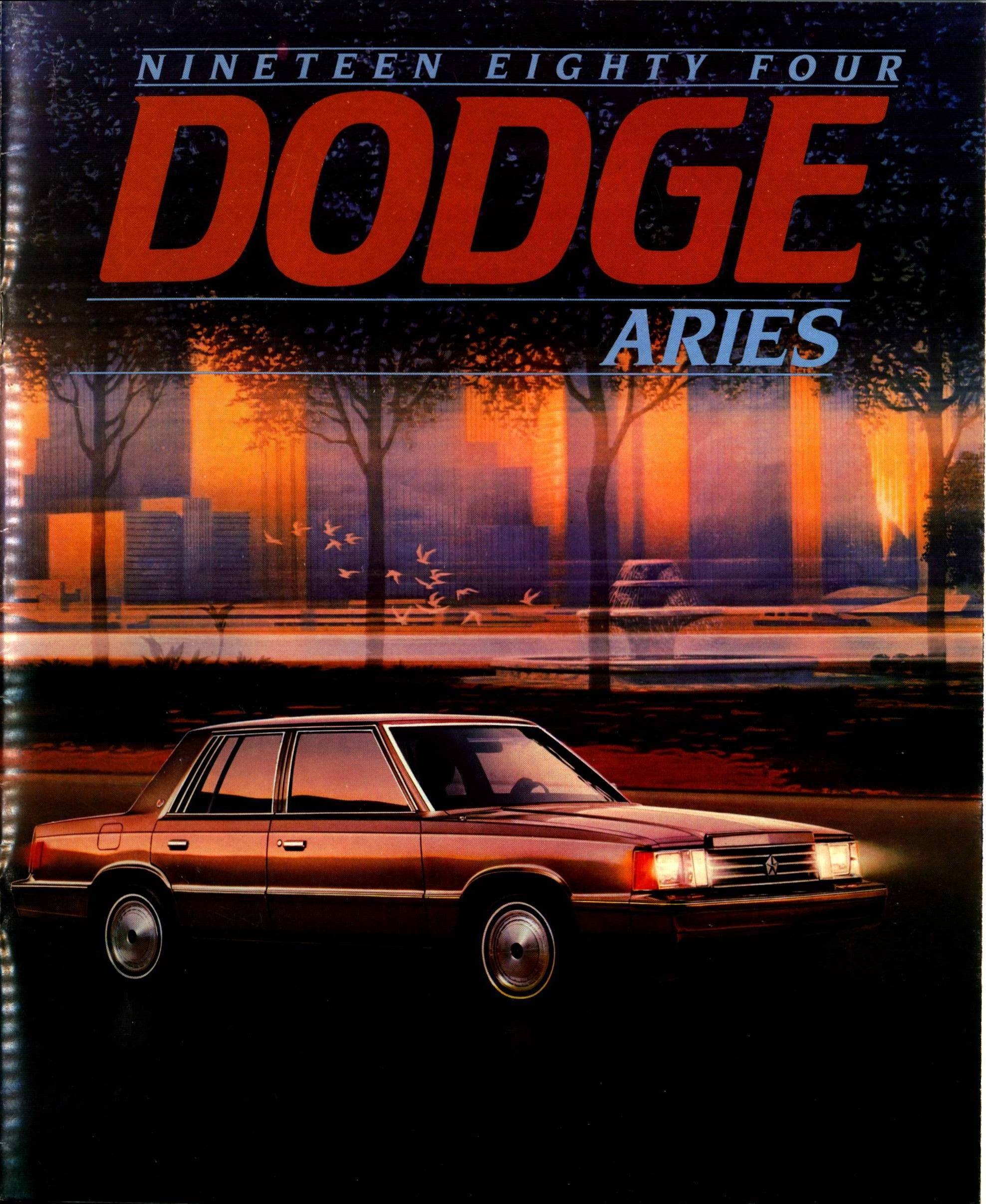 1984 Dodge Aries Brochure 01