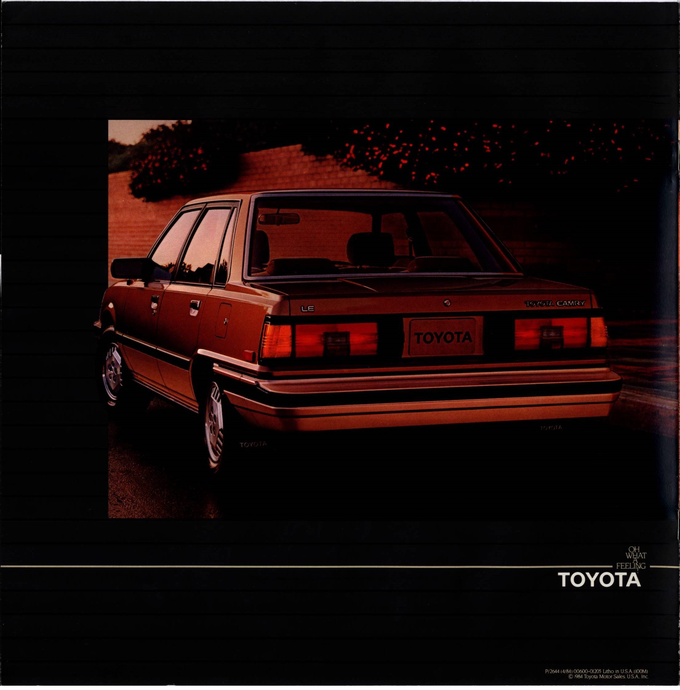 1984 Toyota Camry Brochure 12