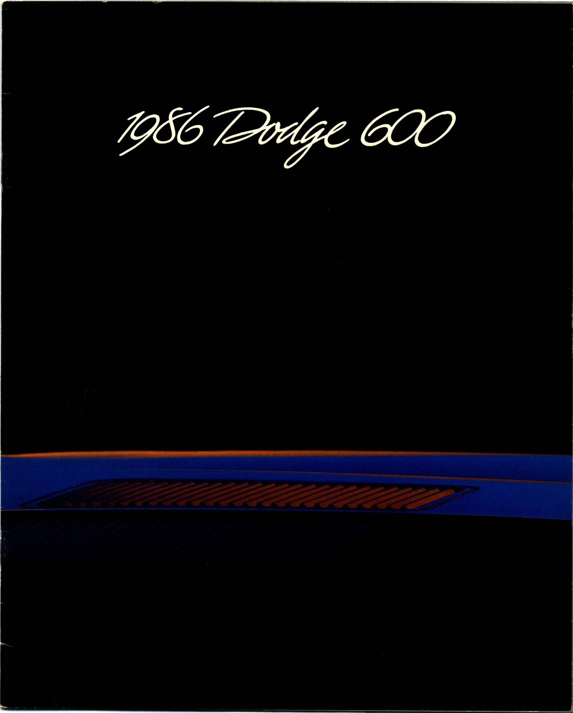 1986 Dodge 600 Brochure 01