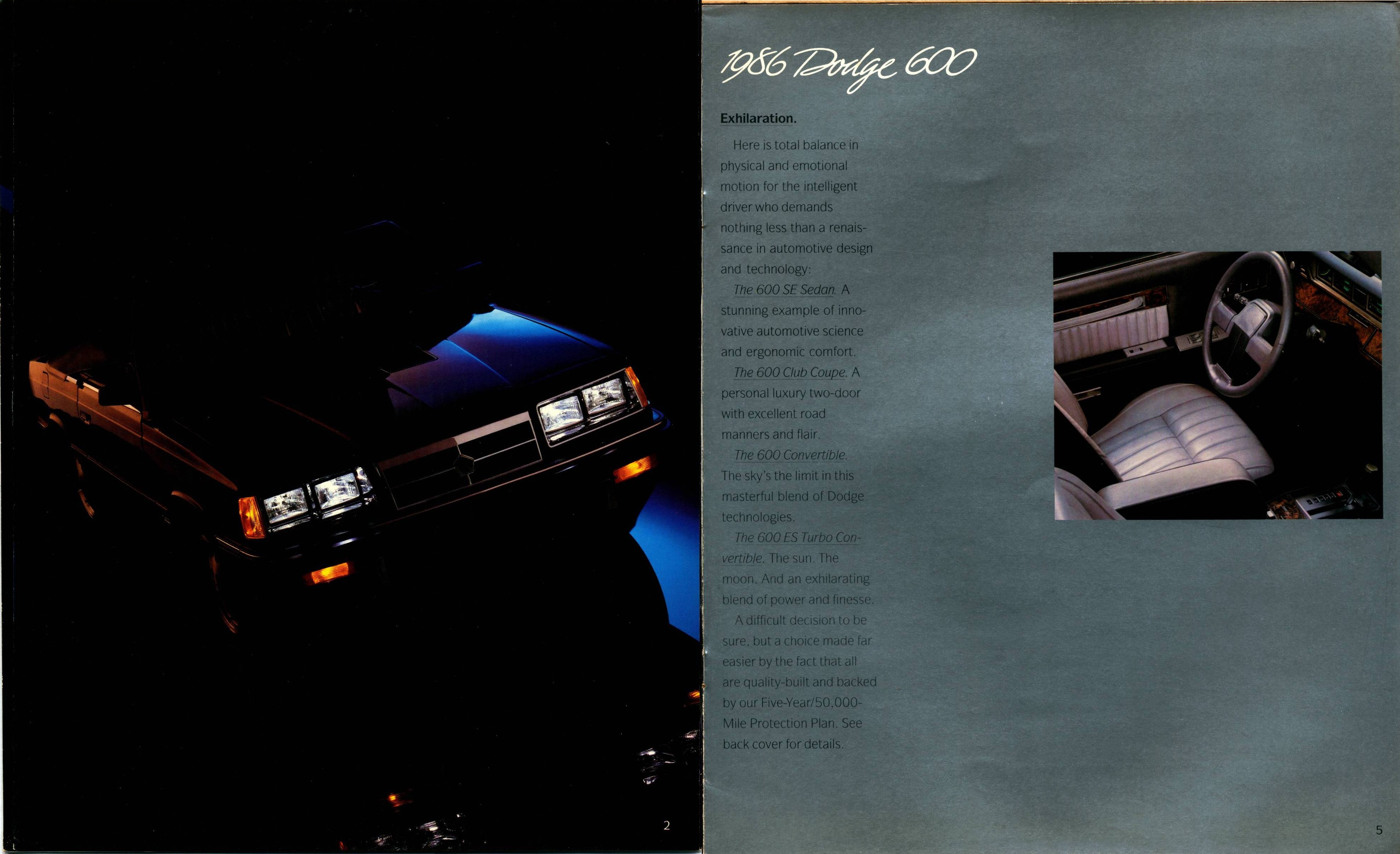 1986 Dodge 600 Brochure 02-05