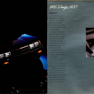 1986 Dodge 600 Brochure 02-05
