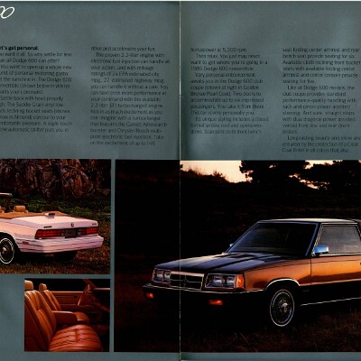 1986 Dodge 600 Brochure 12-13