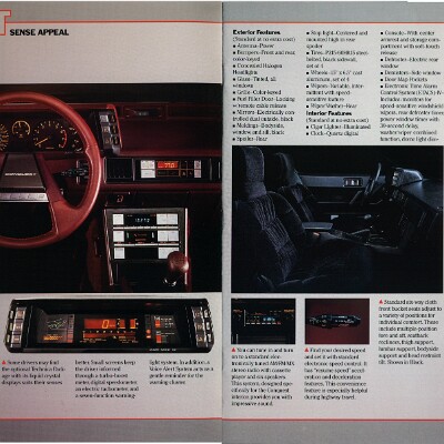 1986 Dodge Imports Prestige Brochure 08-09