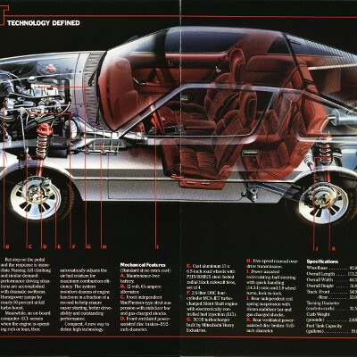 1986 Dodge Imports Prestige Brochure 10-11