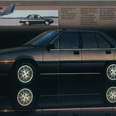 1986 Dodge Imports Prestige Brochure 12-13