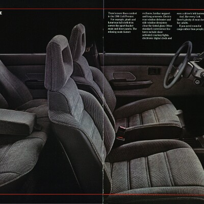 1986 Dodge Imports Prestige Brochure 14-15