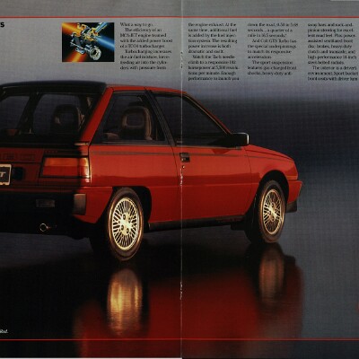 1986 Dodge Imports Prestige Brochure 16-17