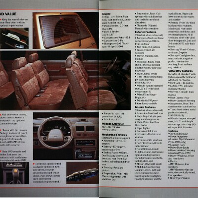 1986 Dodge Imports Prestige Brochure 30-31