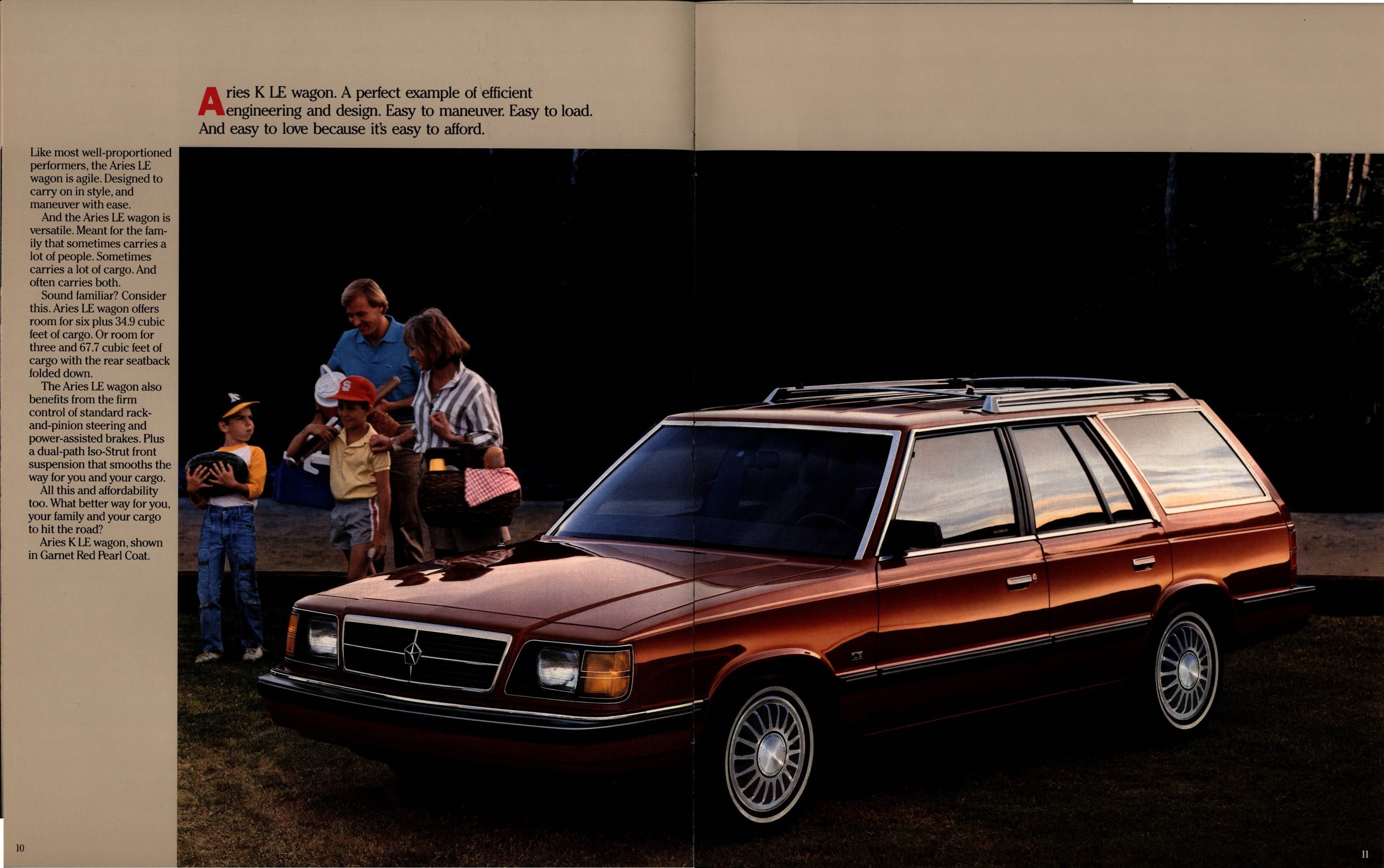 1987 Dodge Aries K Brochure (Rev) 10-11