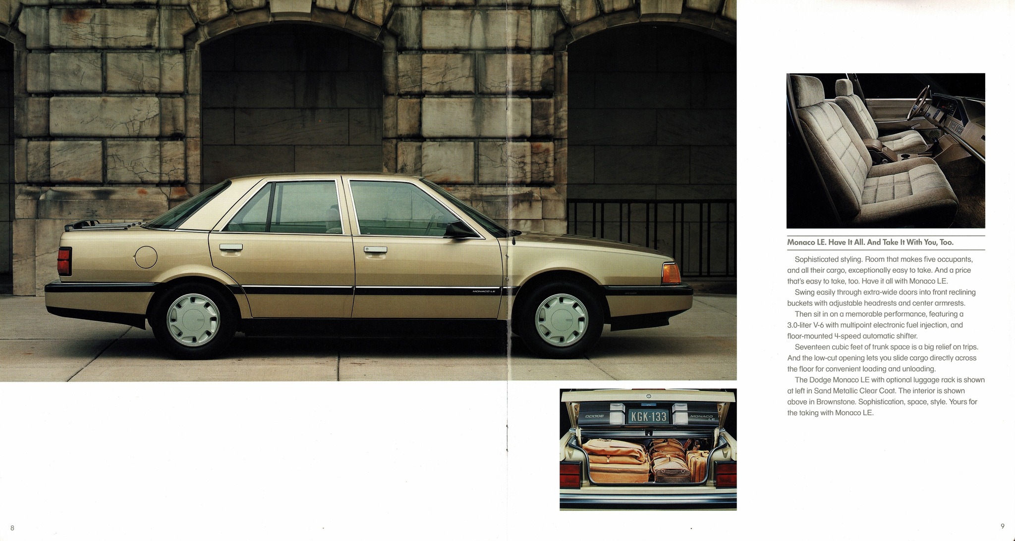 1990 Dodge Monaco Brochure 08-09