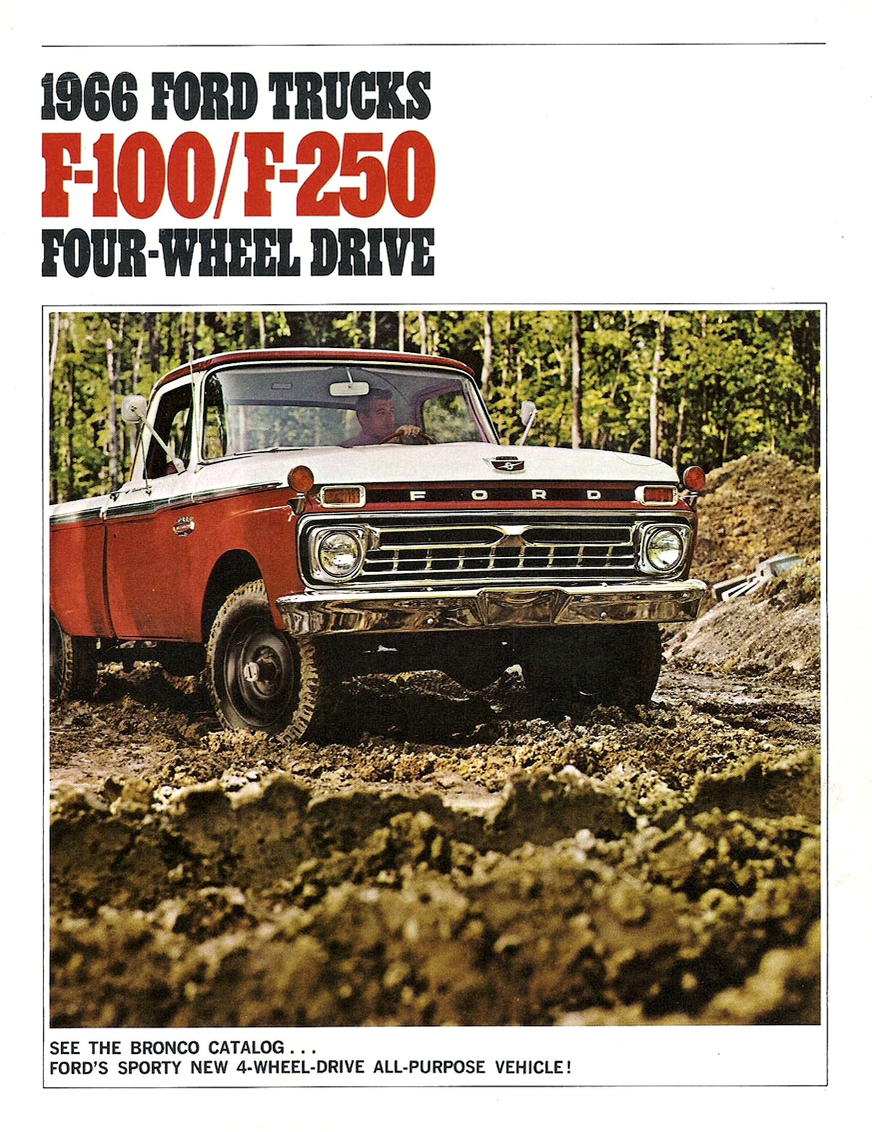 1966 Ford F-100 & F-250 4WD Trucks-01