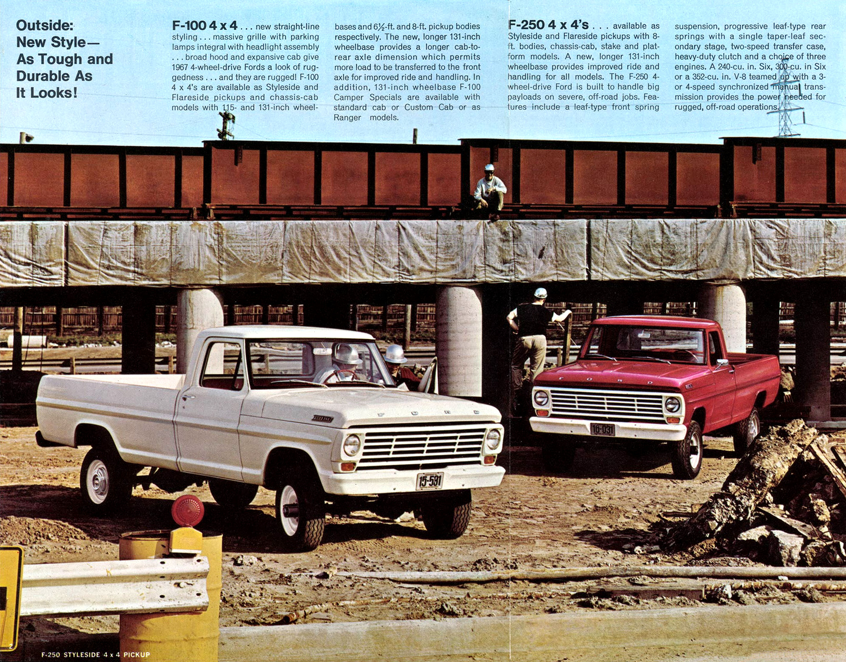 1967 Ford F-100 F-250 4WD Trucks-02-03