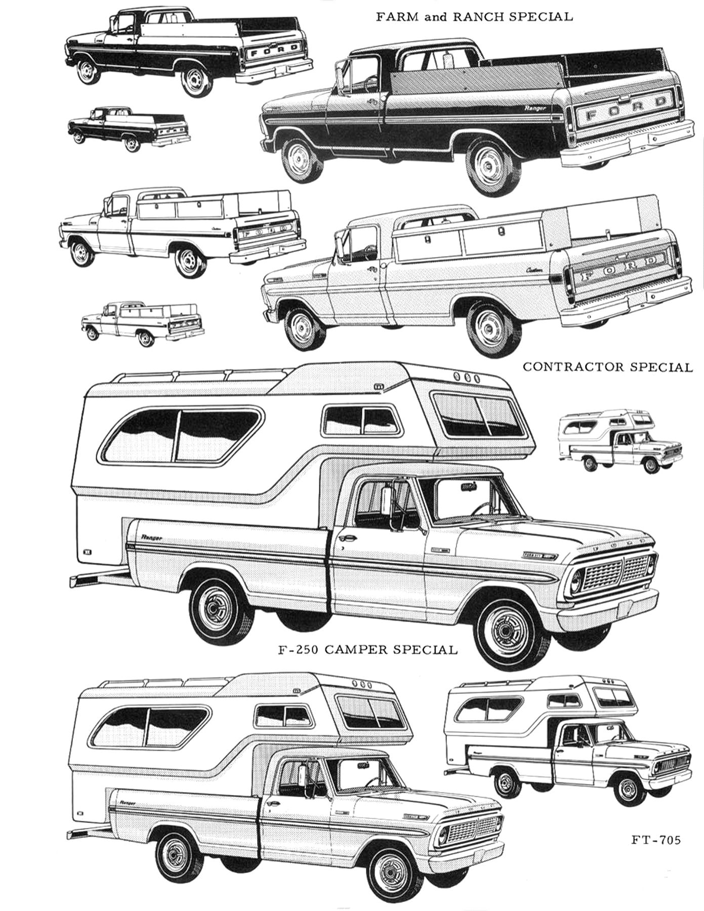 1970 Ford Truck Ad Clipart Book-20