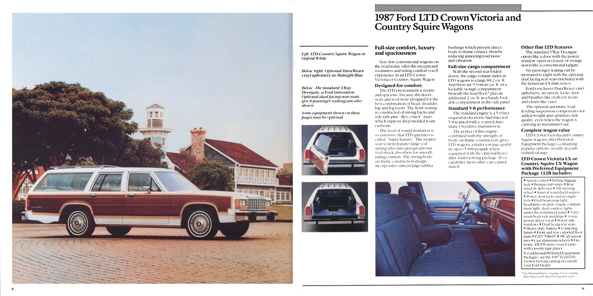 1987 Ford Wagons Brochure 08-09