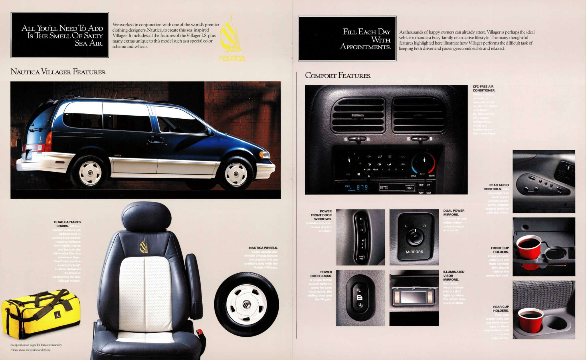 1995 Mercury Villager Brochure 08-09