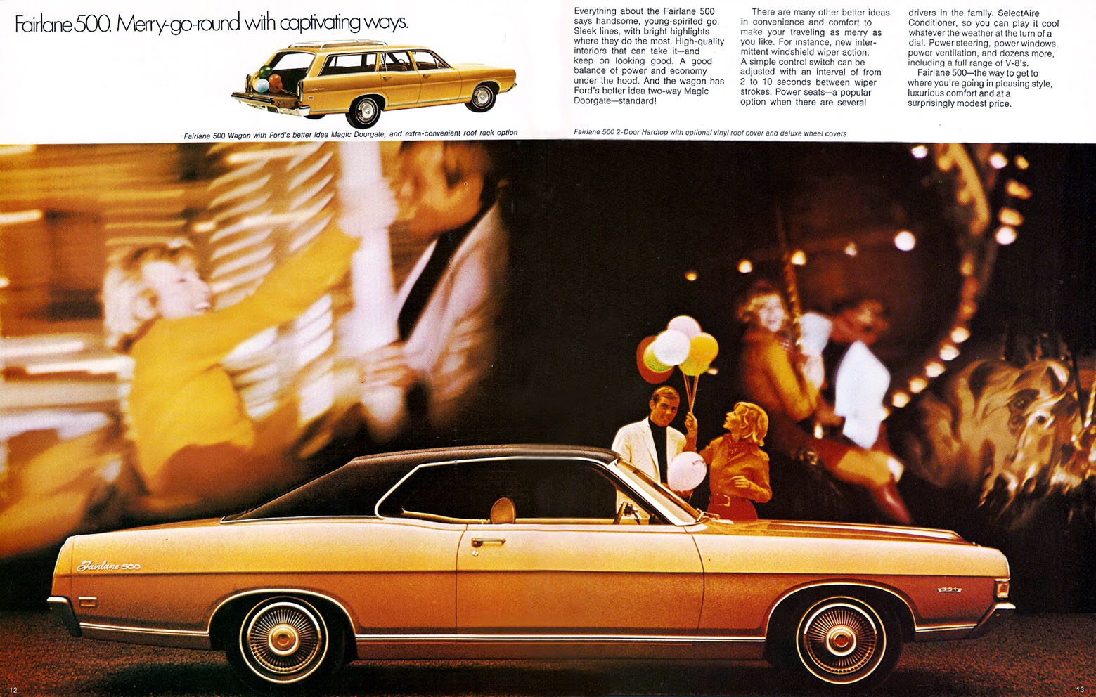 1969 Ford Torino-Fairlane Brochure 12-13