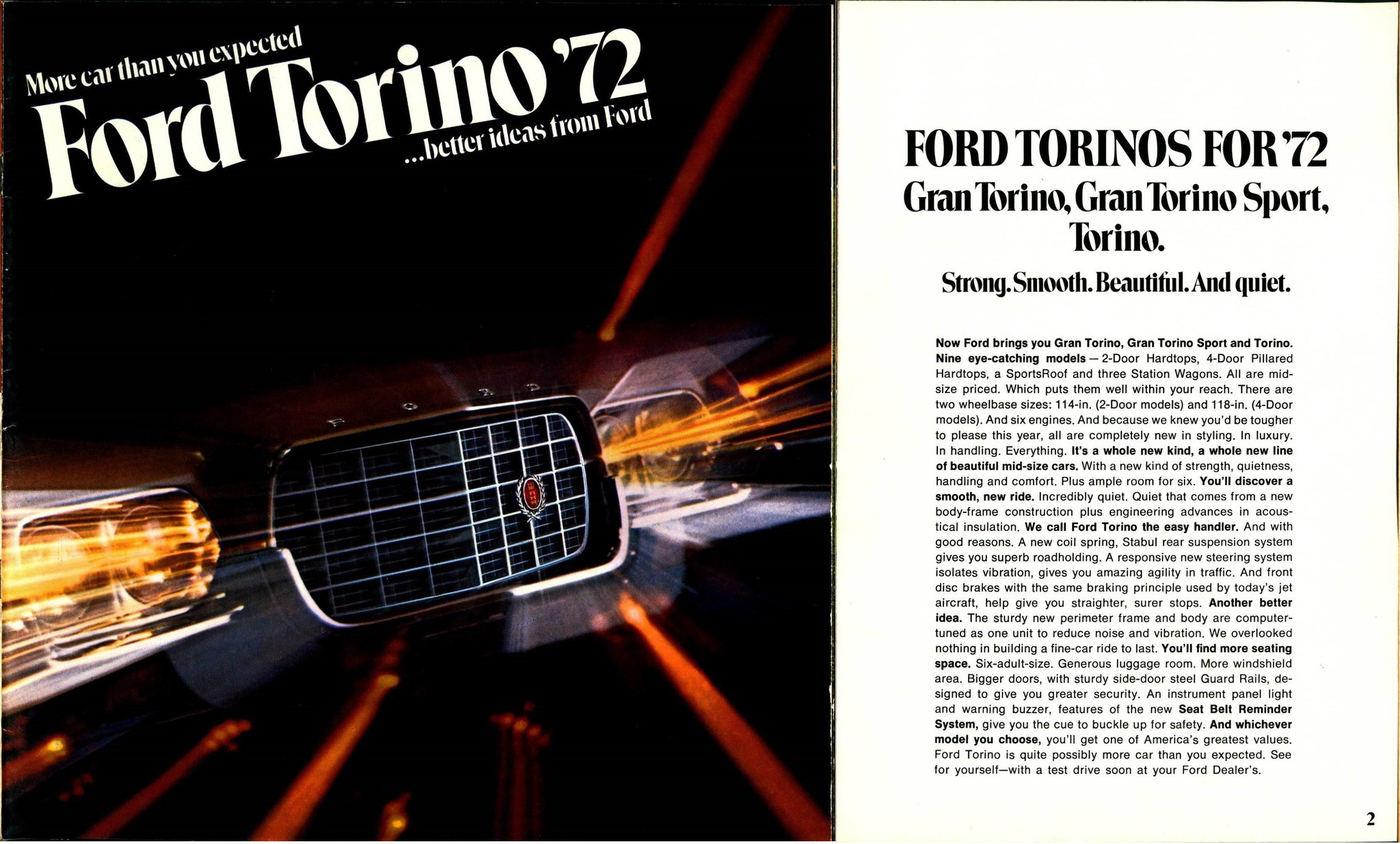 1972 Ford Torino Brochure (Rev) 01-02