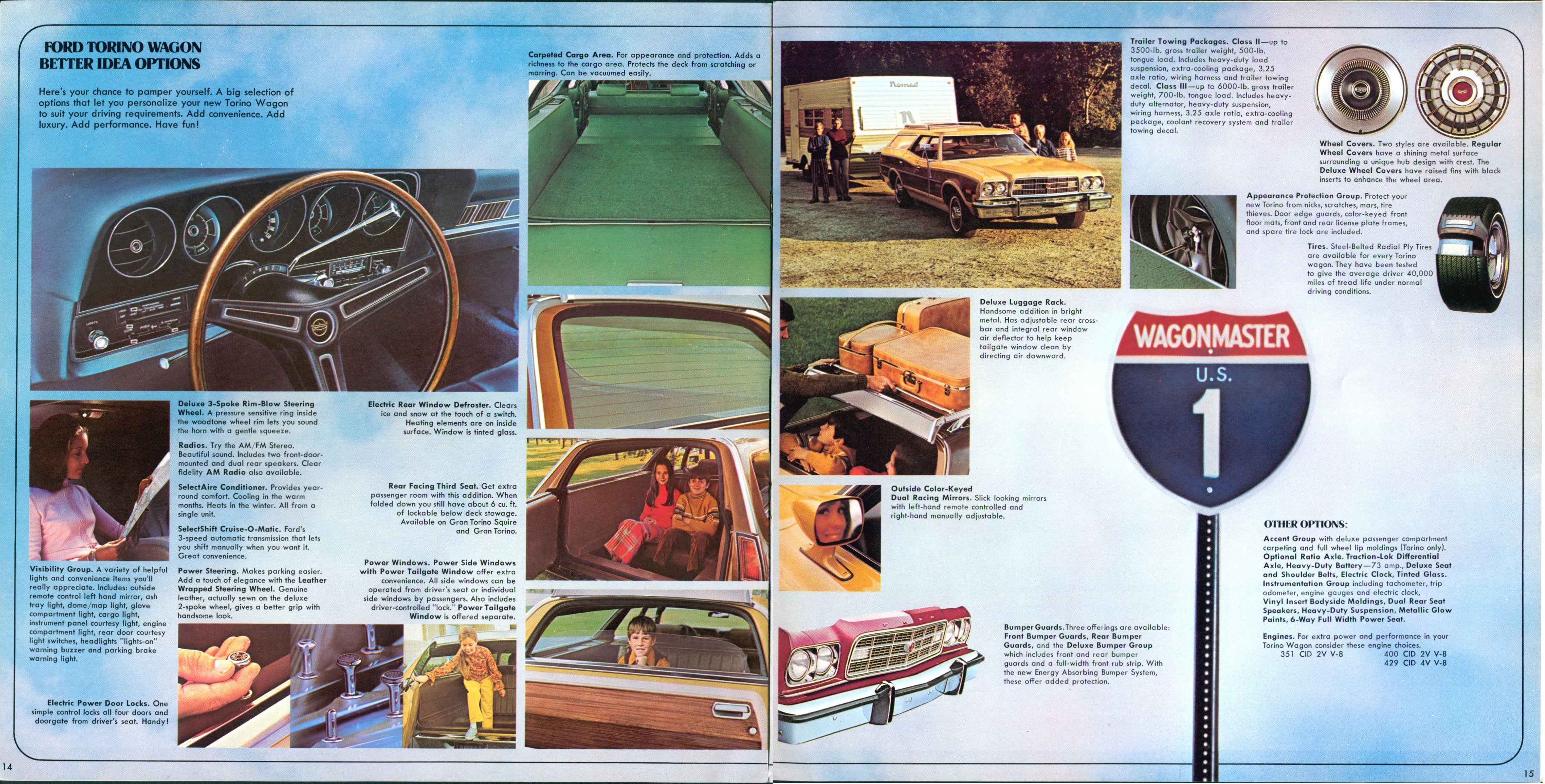 1973 Ford Wagons Brochure (Rev) 14-15