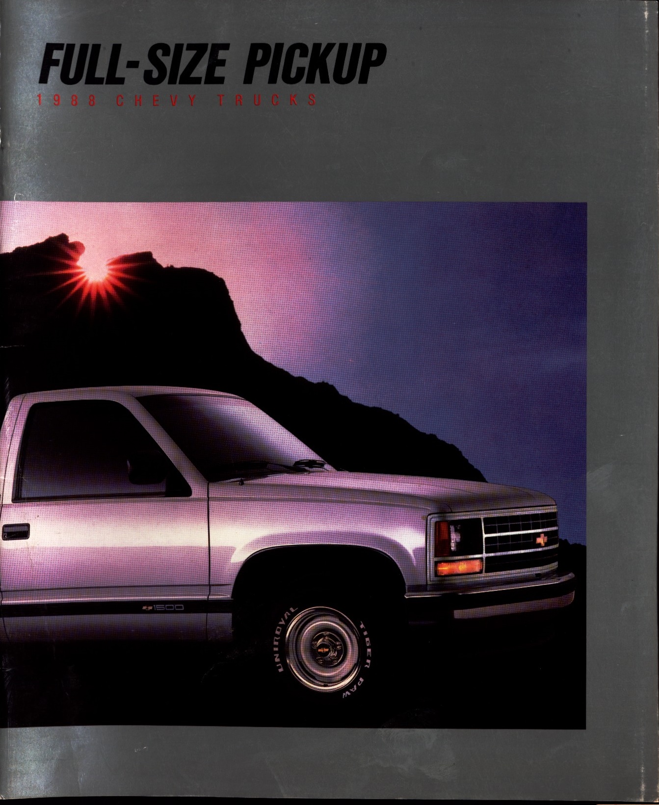 1988 Chevrolet Full Size Pickup Brochure (Rev) 00