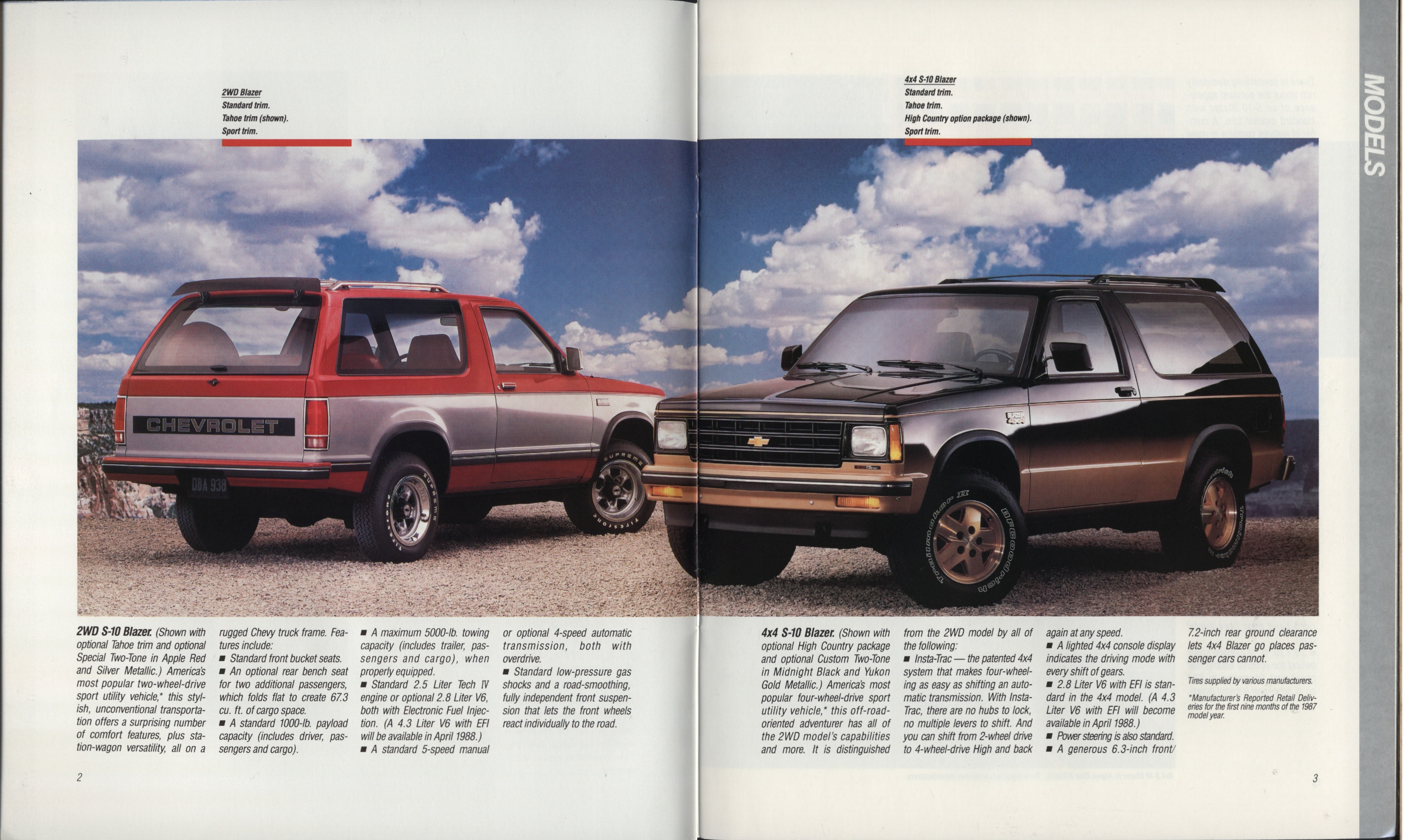 1988 Chevrolet S-10 Blazer Brochure 02-03