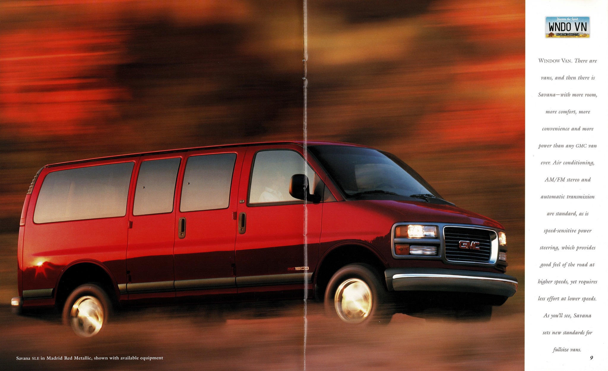 1997 GMC Savana Brochure 08-09