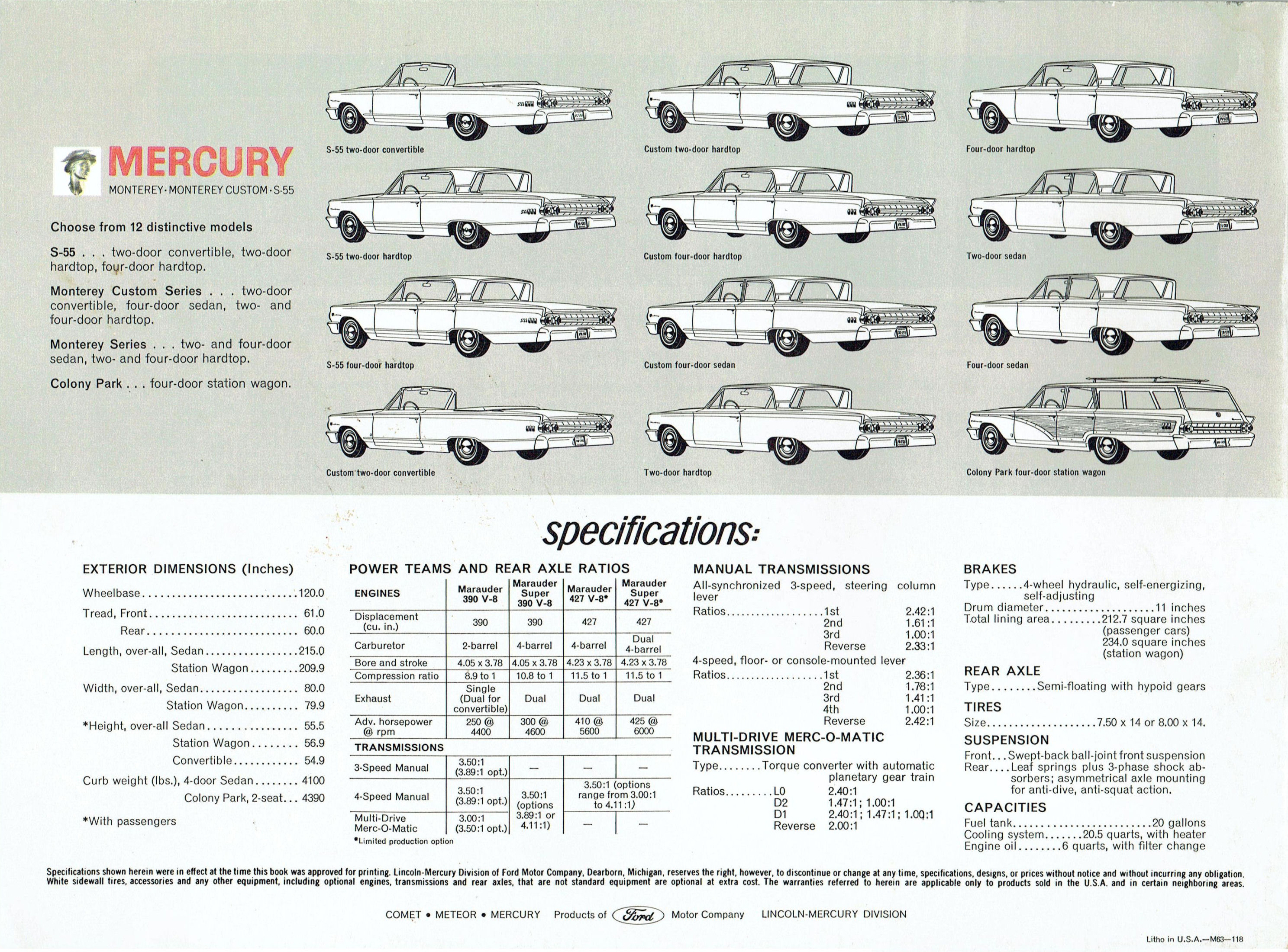 1963 Mercury Full Size-16