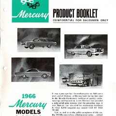 1966 Mercury Models and Series